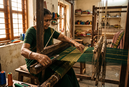 handloom cotton saree
