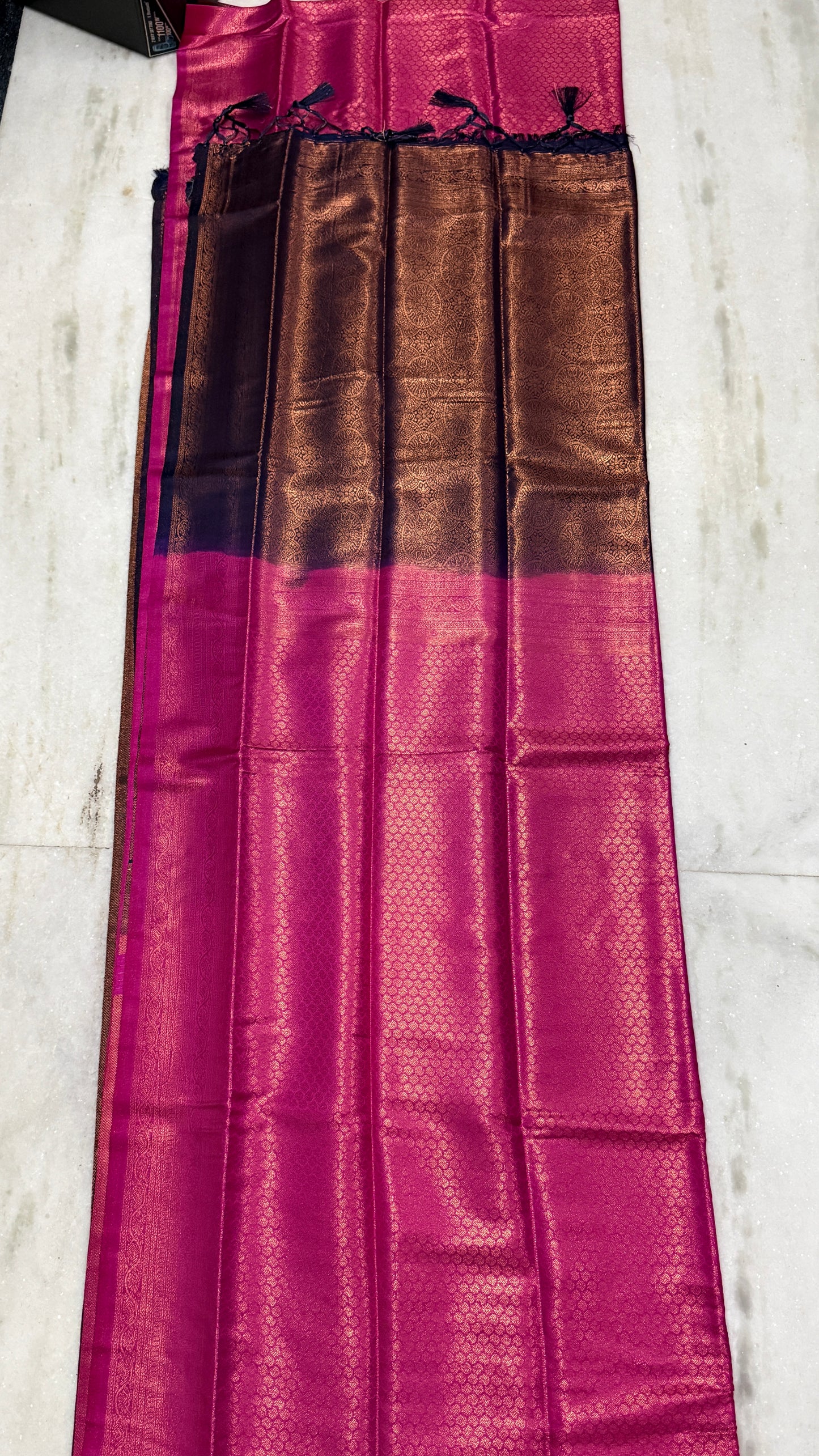Pink Mulberry Silk Saree with Blouse Piece – Rich Zari Woven Traditional Wedding & Festive Wear